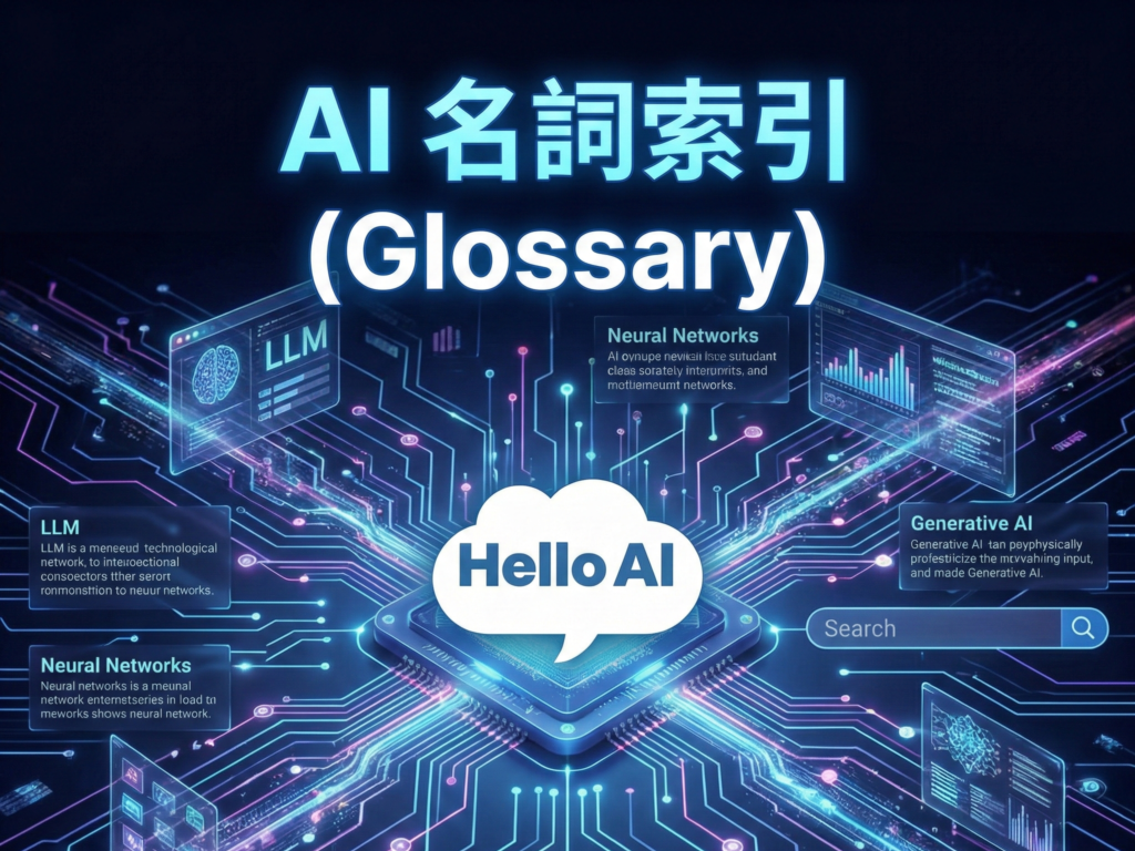 AI 名詞索引 (Glossary)